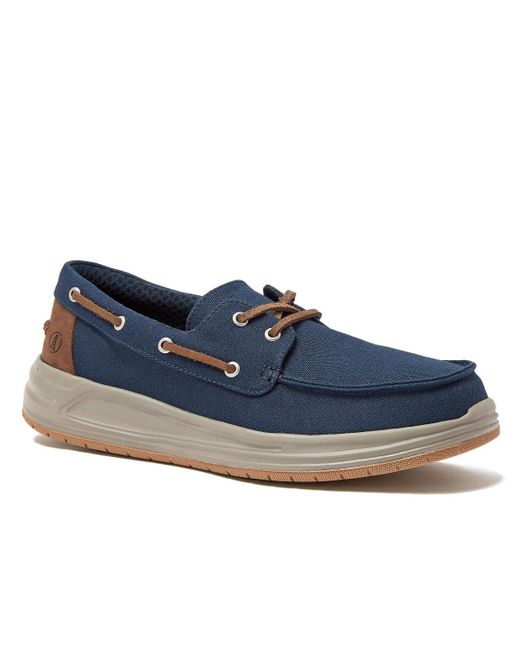 Lands' End Women's Blue Comfort Slip On Boat Shoes