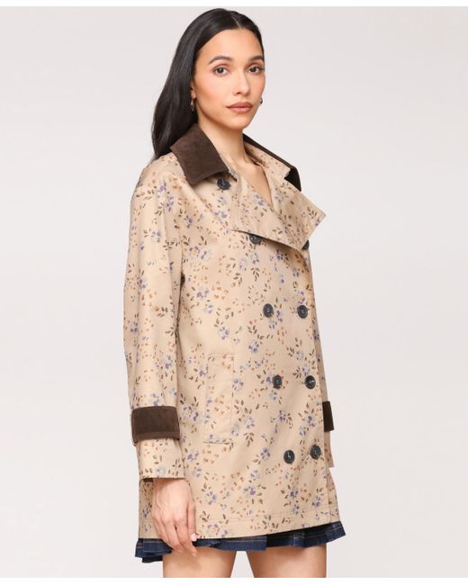 Avec Les Filles Natural Asymmetrical-double-breasted Oversized Trench Jacket