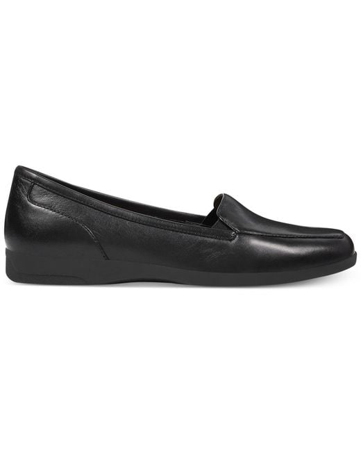 Easy Spirit Black Devitt Square Toe Slip-on Casual Flats
