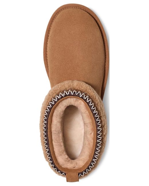 Ugg Brown Classic Ultra Mini Max Curly Boots