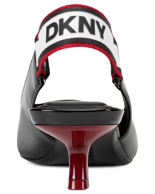 DKNY Black Nolene Slingback Pumps