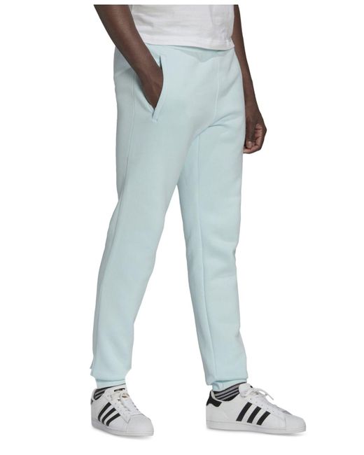 adidas Slim-fit Originals Essentials Fleece Jogger Pants in Blue for Men |  Lyst