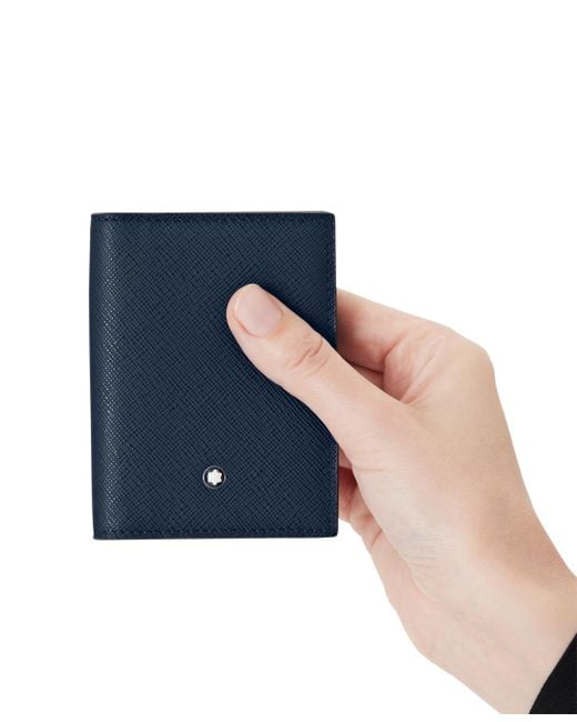 Montblanc Blue Sartorial Leather Card Holder