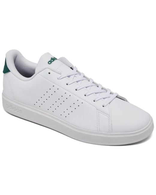 Adidas White Advantage 2.0 Casual Tennis Sneakers From Finish Line for men
