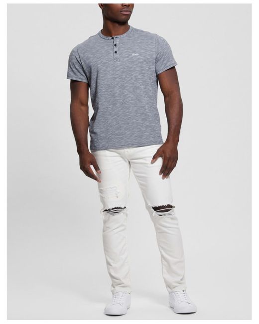 Guess Blue Finnley Tapered Jeans for men