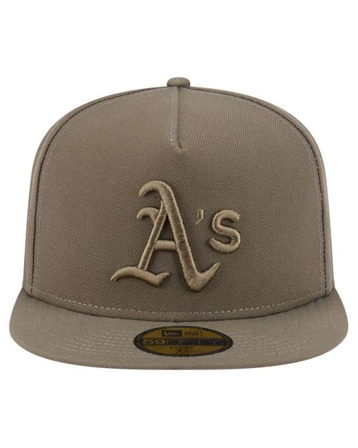 KTZ Green Athletics Color Pack A-frame 59fifty Fitted Hat for men