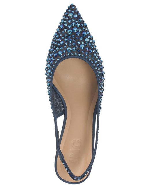 INC International Concepts Blue Alanze Slingback Pumps