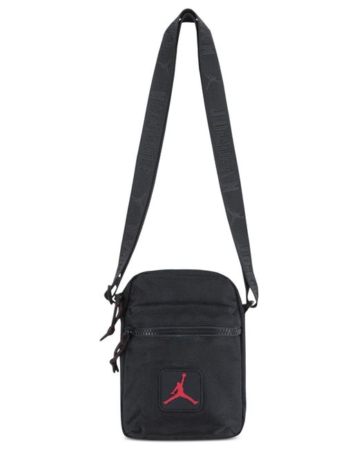 Nike Black Rise Crossbody Logo Bag for men