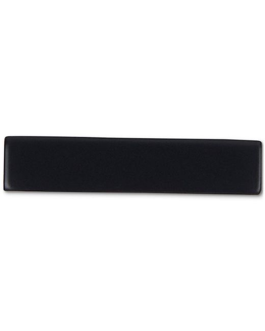 Con.struct Black Solid 1" Tie Bar for men