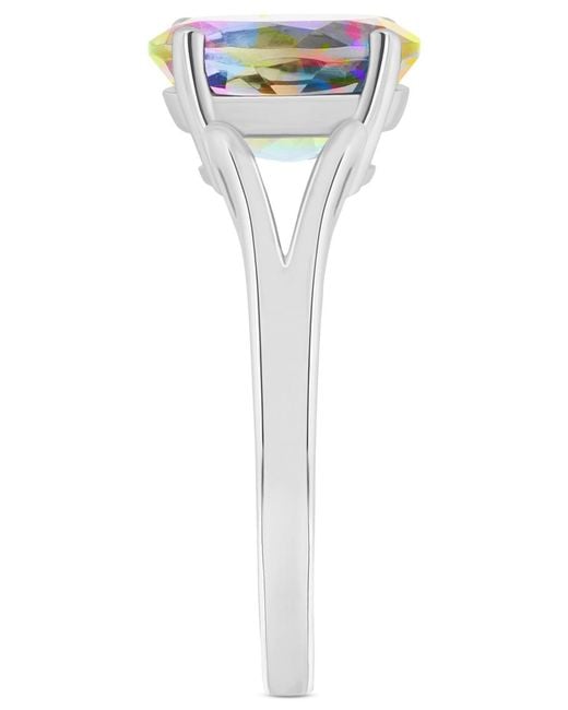 Macy's Gray Oval Split Shank Solitaire Ring (3-5/8 Ct. T.w.