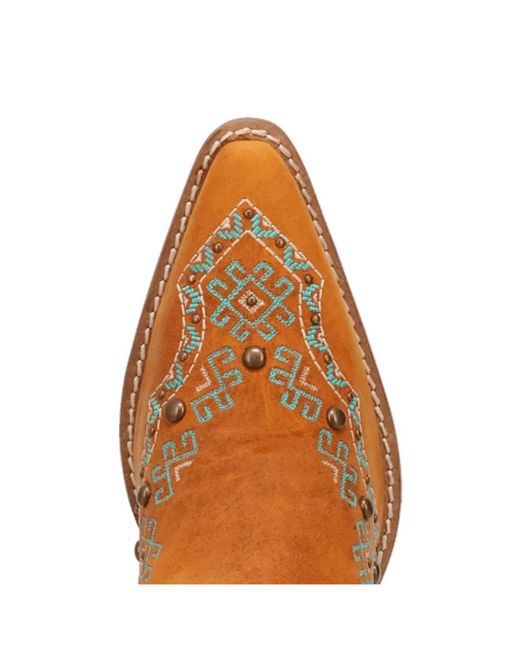 Dingo Orange Tequila Sunrise Suede Boot