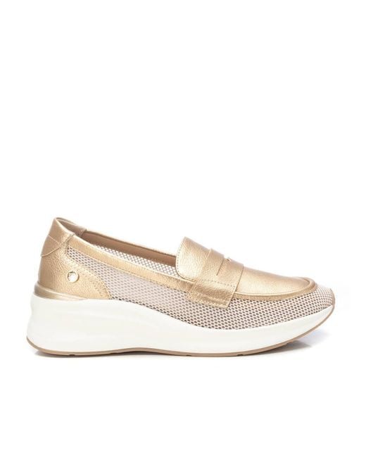 Xti Natural Mesh Loafers By