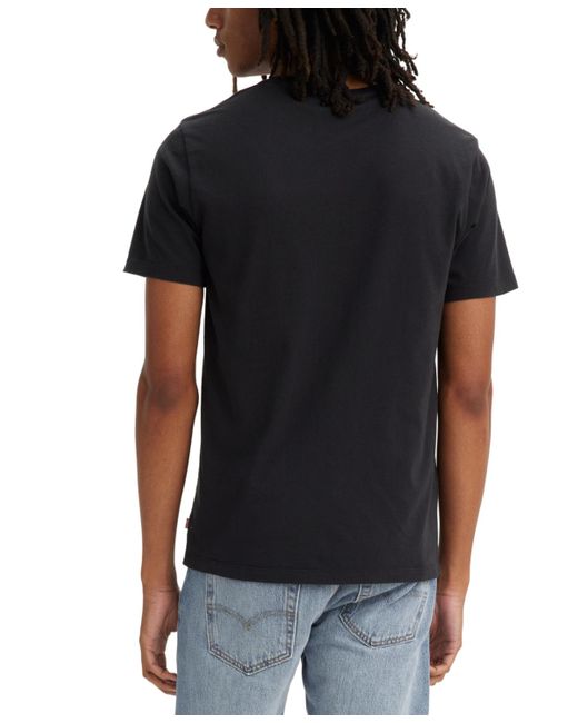 Levi's Black Ny Standard-fit Logo Graphic T-shirt for men