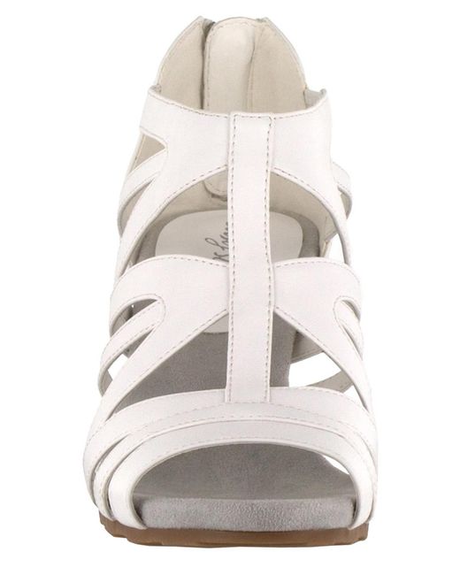 Easy Street White Amaze Sandals