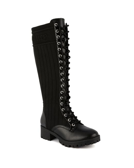 Juicy Couture Black Oktavia Tall Boots