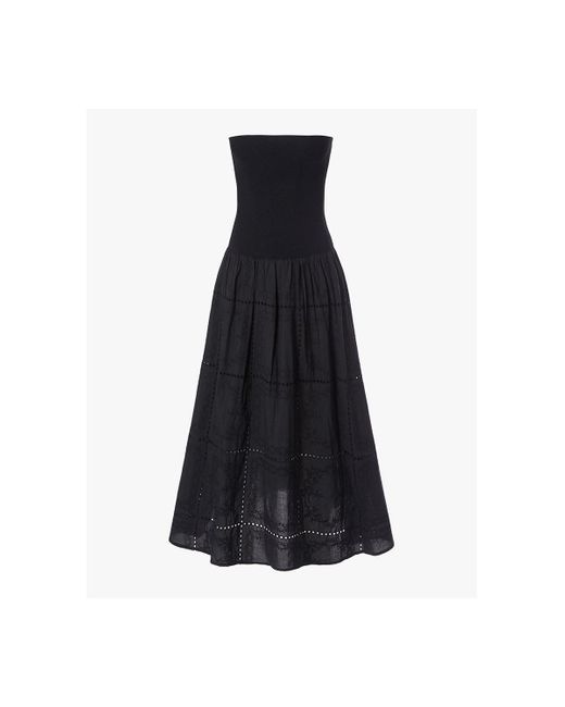 weworewhat ribbed cotton midi dress Ribbed Cotton Midi Dress
