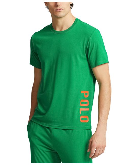 Polo Ralph Lauren Green Exclusive Short-sleeve Logo Sleep Shirt for men