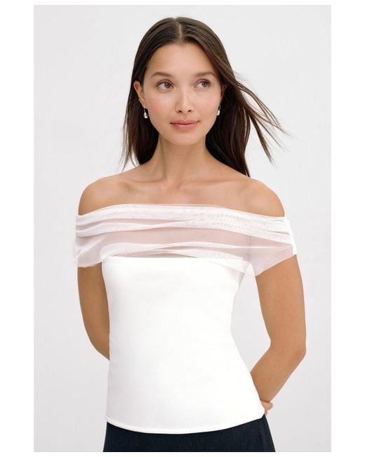 MARCELLA White Cabrini Top