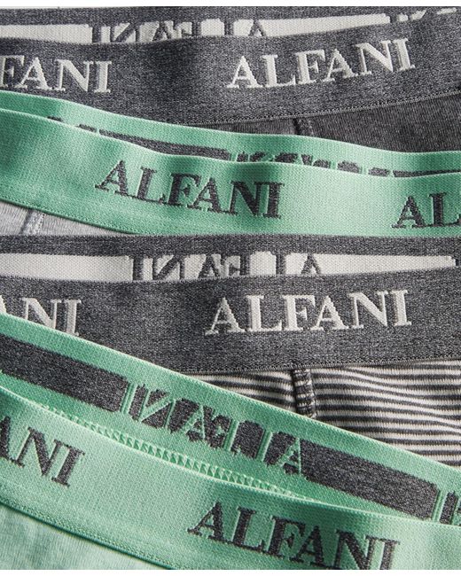 Alfani Blue 4-pk. Logo Boxer Briefs for men