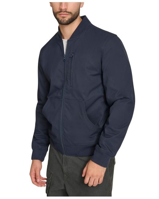 Levi's Blue Military Bomber Jacket for men