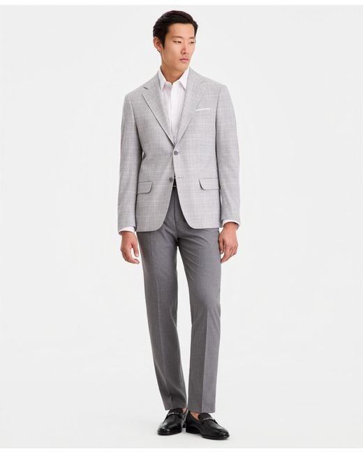 Calvin Klein Gray Slim-fit Blazer for men