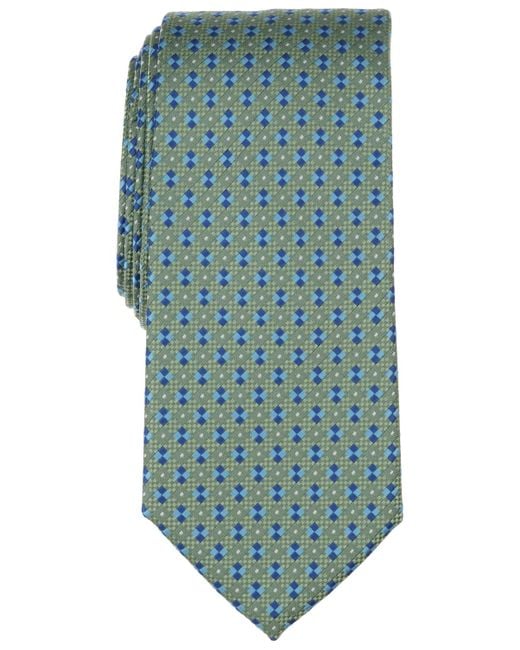 Perry Ellis Blue Cain Neat Pattern Classic Tie for men