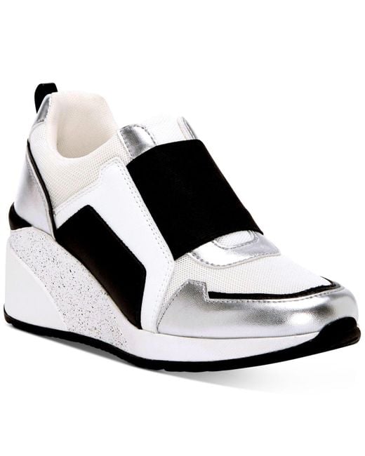 INC International Concepts Heily Stretch Wedge Sneakers Created