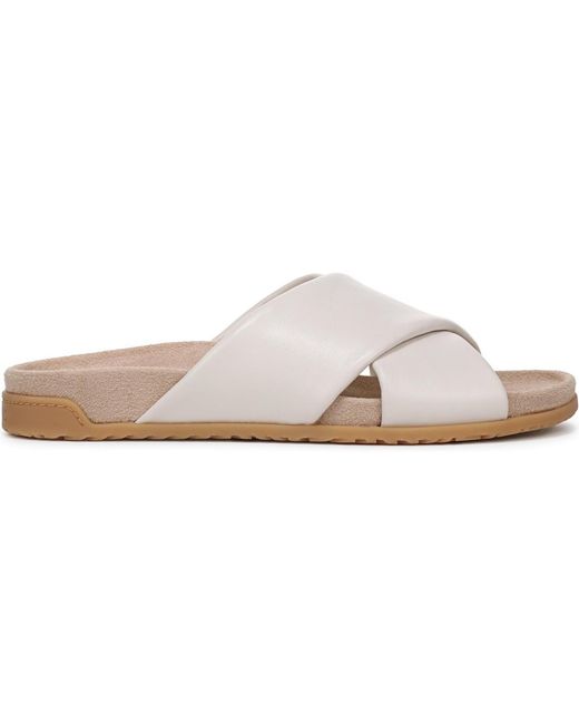 Vionic White Etna Slide Sandals