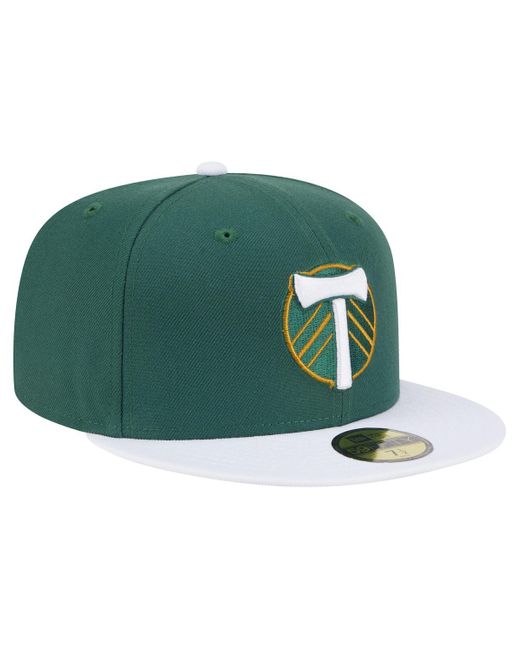 KTZ Green Portland Timbers 2025 Kickoff 59fifty Fitted Hat for men