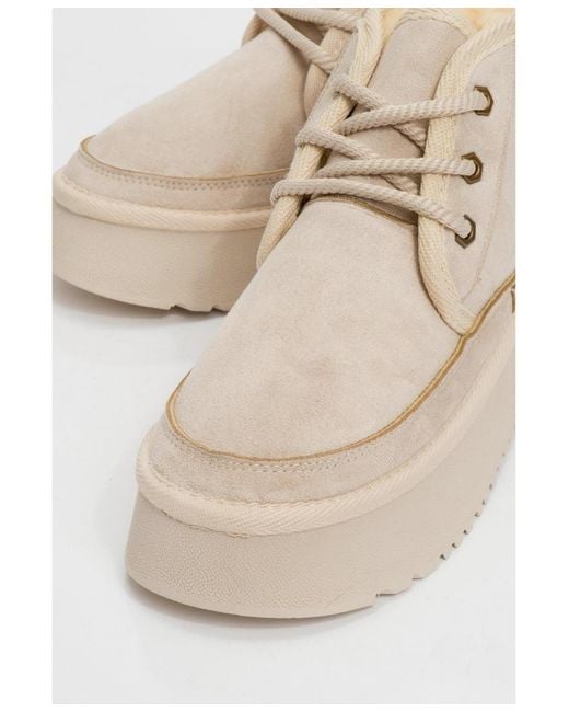 Prologue Shoes Natural Ovela Chunky Boot ()