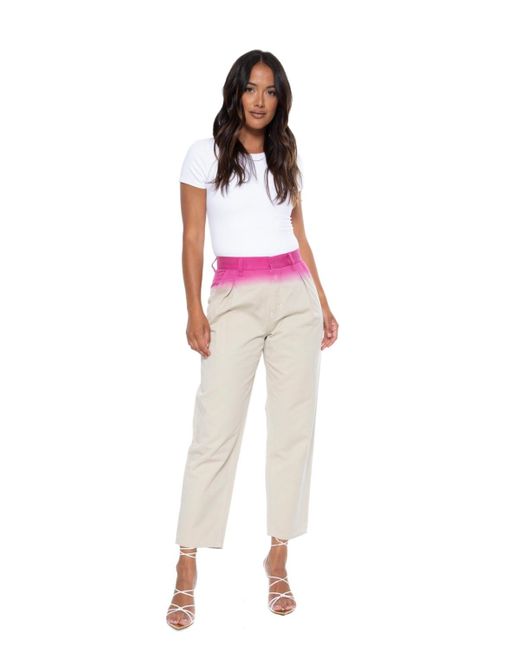 Blue Revival Multicolor Straight-leg Dip Dye Trousers