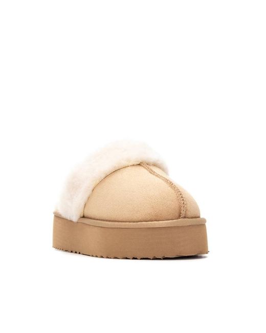 Xti Natural Suede Casual Slingback Clogs