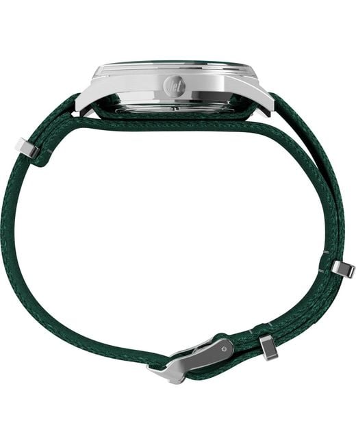 Timex Green Mechanical Automatic Fabric Watch for men