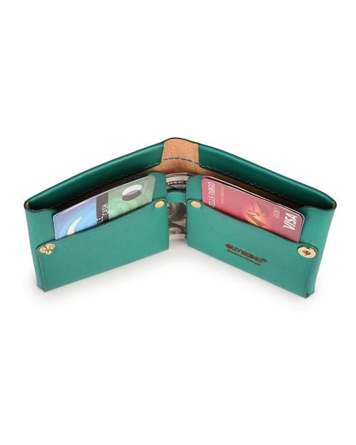 Old Trend Green Celosia Bifold Wallet