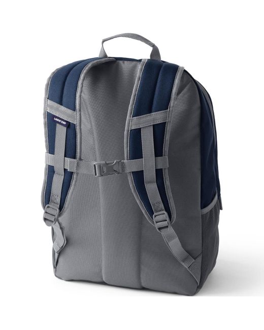 Lands' End Blue School Uniform Kids Classmate Large Backpack