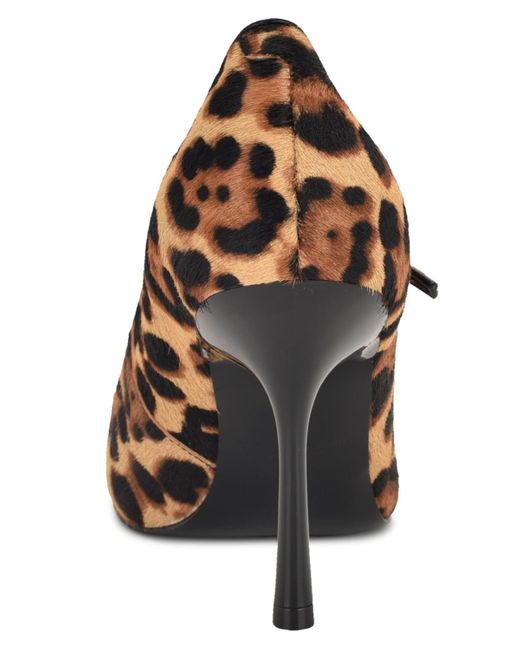 Nine West Brown Jinnie Mary Jane Stiletto Pumps