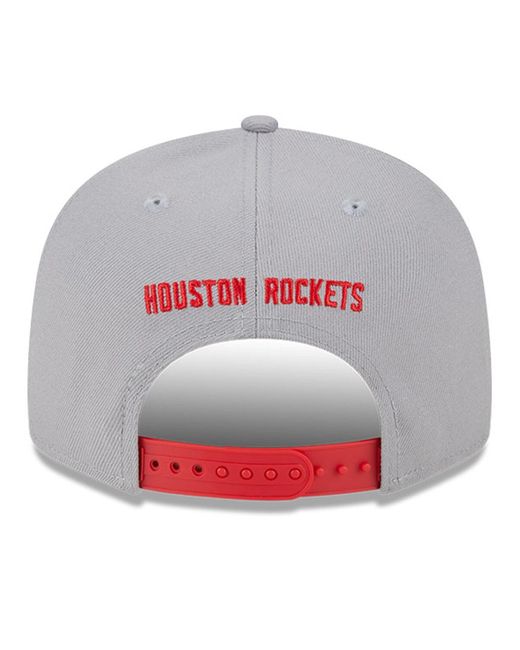 KTZ Houston Rockets Chenille Band 9fifty Snapback Hat in Red for Men | Lyst