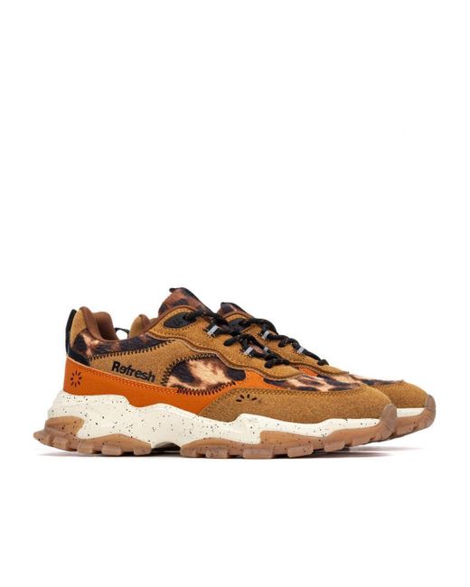 Xti Brown Casual Sneakers Refresh Collection By
