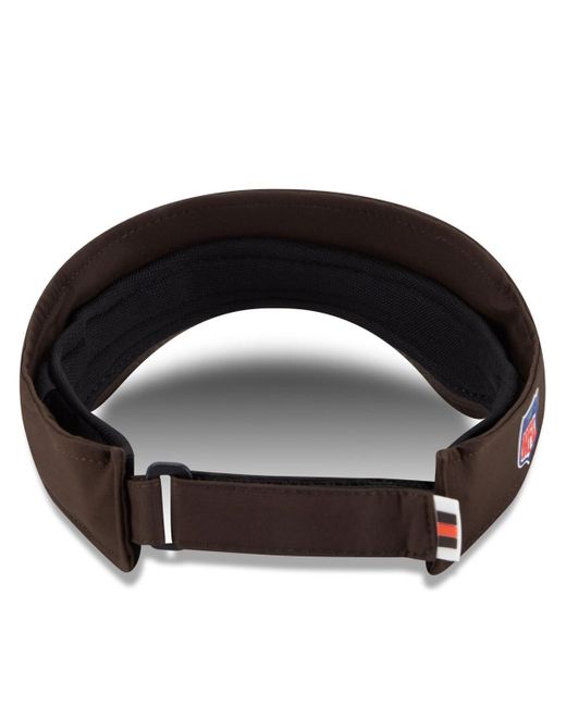 KTZ Brown Cleveland S 2025 Sideline Visor Hat for men