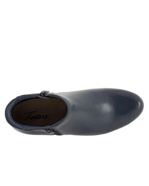 Trotters Blue Major Bootie