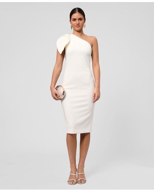 Rachel Roy Women's White Laverne One-shoulder Midi Dress -  www.ice4pros.com.br