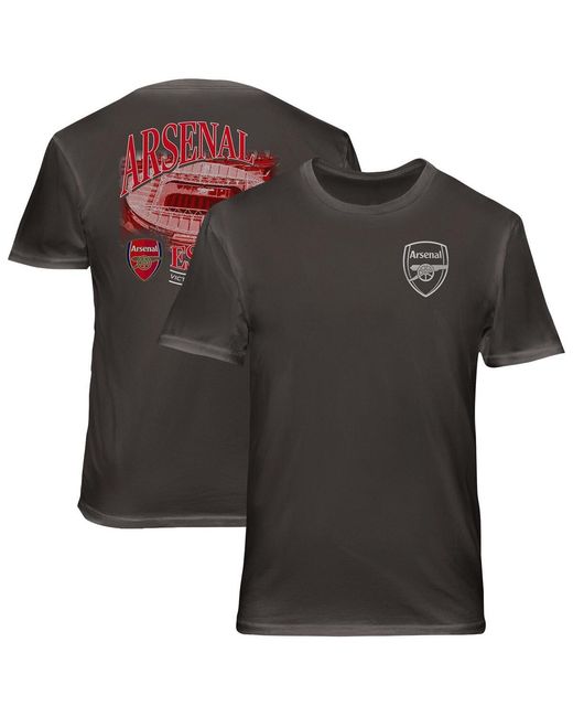 1863fc Black Arsenal Wordmark Cotton T-shirt for men