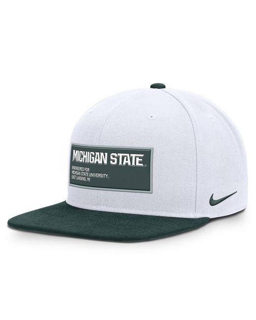 Nike White/navy Penn State Nittany Lions 2025 On-field Patch Pro Dri-fit Snapback Hat for men