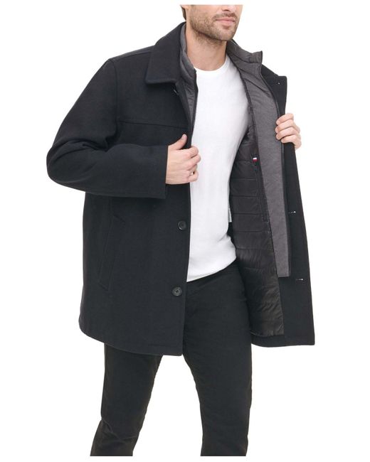 tommy hilfiger navy coat