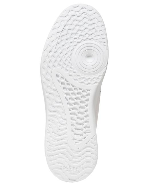 Cole Haan White Grandprã ̧ All Day Leather Lace-up Court Sneakers for men