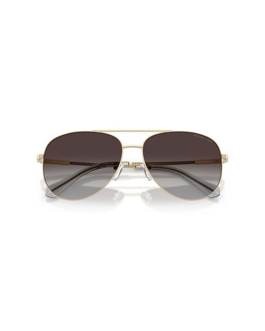 Michael Kors Brown Pilot Sunglasses