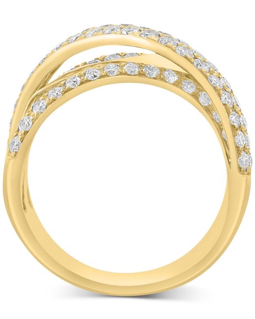 Effy Metallic Effy Diamond Crossover Statement Ring (1-5/8 Ct. T.w.
