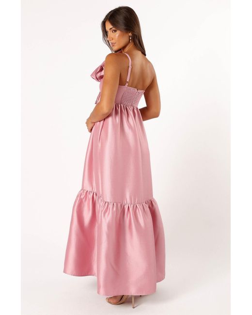 Petal & Pup Betina Bow Front Maxi Dress in Pink | Lyst Petal & Pup Betina Bow Front Maxi Dress in Pink | Lyst
