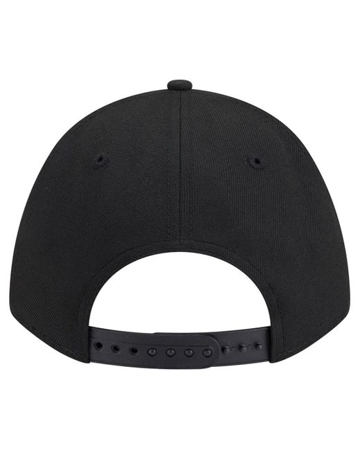 KTZ Black Baltimore Ravens Team Collection 9forty M-crown A-frame Adjustable Hat for men