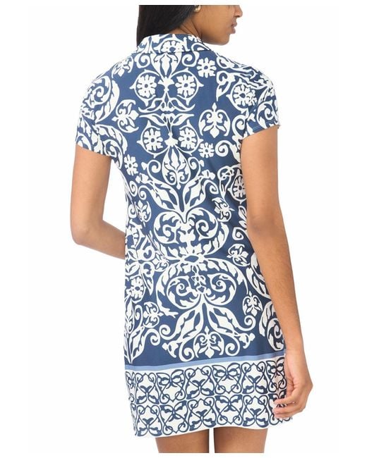 msk short sleeve swing dresses Home